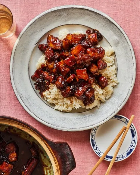 The Chef's Delicious Dishes for Taiwanese Braised Pork Belly and Crispy Radish Bites
