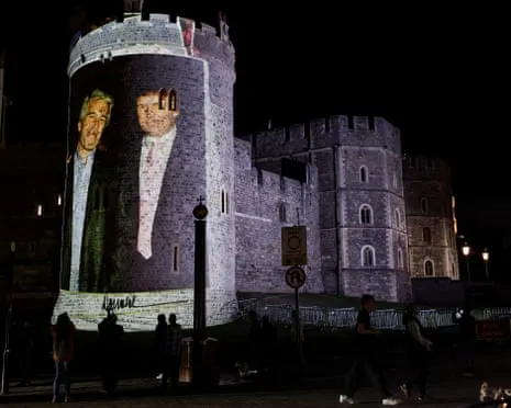 Four Arrested After Images of Trump and Jeffrey Epstein Projected on Royal Windsor Castle