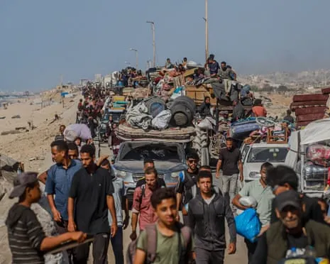 Israeli Forces Push to Force Civilians Out of Gaza City as Military Operation Advances
