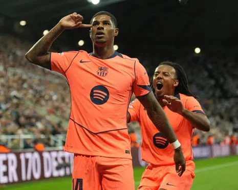 Attacker spoils the Magpies' major night and declares: ‘I’m getting better at Barcelona’